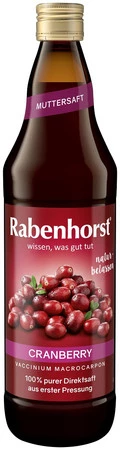 SOK Z ŻURAWINY NFC 750 ml - RABENHORST