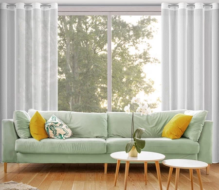 FIRANA GOTOWA JULITA 140 X 250 CM BIAŁY