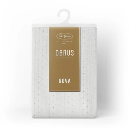 OBRUS ELLEN 140 X 220 CM BIAŁY