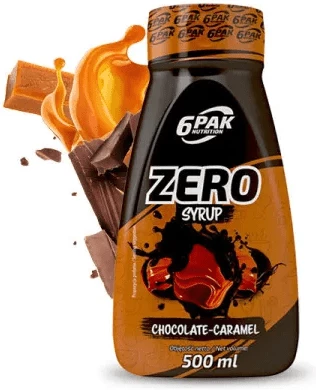 6PAK SYRUP ZERO 500ml CHOCOLATE-CARAMEL