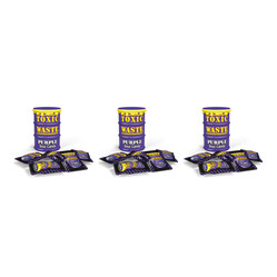 Zestaw: 3x Toxic Waste Purple Drum Kwaśne cukierki o smakach owocowych 42g