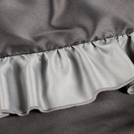 Komplet pościeli Eliza, 220 x 200 cm, Stalowy