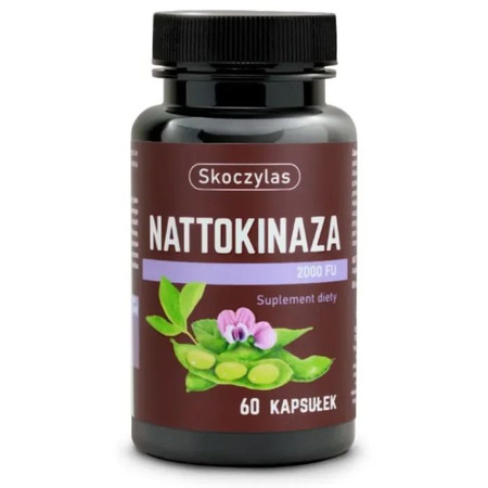 Skoczylas Nattokinaza 2000 FU na wsparcie serca i układu krążenia 60 kaps.