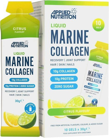 Applied Nutrition Liquid Marine Collagen Płynny Kolagen Morski 10 x 30g smak cytrusowy