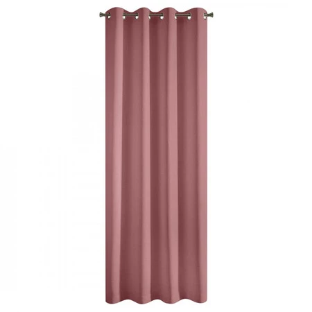 ZASŁONA GOTOWA RITA 140 X 250 CM CIEMNORÓŻOWY