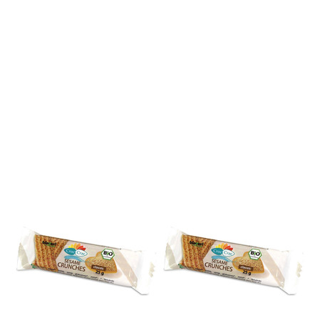 Zestaw: 2x SEZAMKI Z DODATKIEM MIODU BIO 25 g - CROC-CRAC (BIOVERI)
