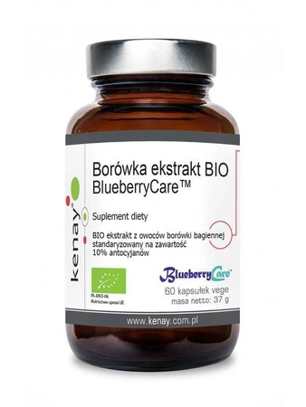 EKO Borówka ekstrakt BIO BlueberryCare™ (60 kaps.)