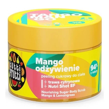 Farmona Tutti Frutti Tango Mango Peeling cukrowy do ciała Mango Odżywienie  300g