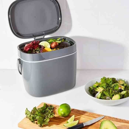 OXO-Kompostownik Easy-Clean 6,62l. szary GoodGrips