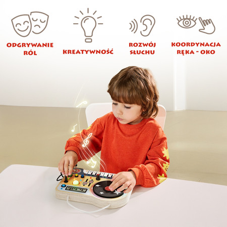 Topbright Interaktywna tablica muzyczna Mały DJ 36m+