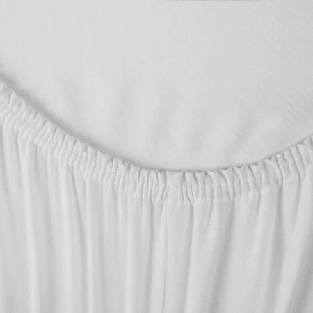 Prześcieradło Jersey3 160 x 200 x 30 cm, Biały