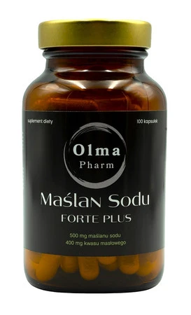 OLMA PHARM Maślan sodu Forte Plus 500 mg, 100 kaps.