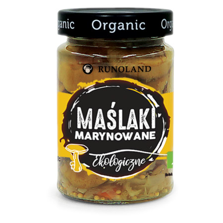 RUNOLAND MAŚLAKI MARYNOWANE BIO 300 g