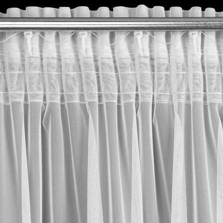 FIRANA GOTOWA AMY NA TAŚMIE 300 X 150 CM BIAŁY