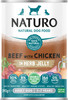 NATURO Adult Dog GF Wołowina Kurczak w galaretce 390g
