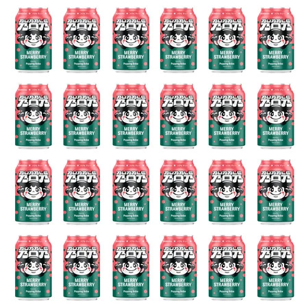 Zestaw 24x Popping Bubble Bob napój 330ml smak truskawka