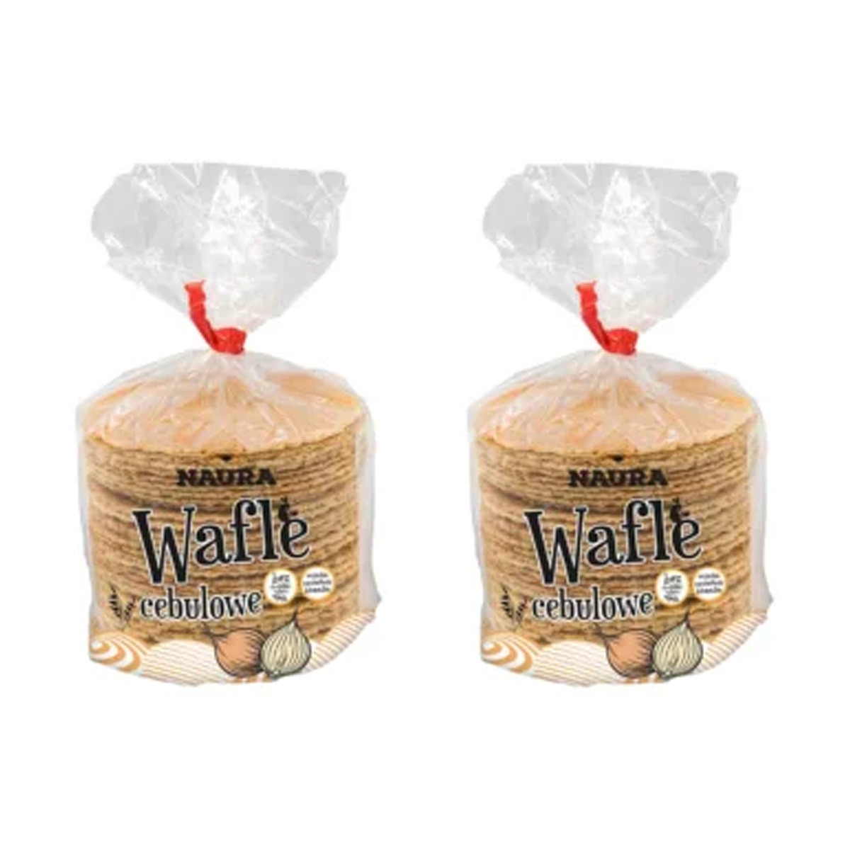 Zestaw 2x Wafle owsiane cebulowe 100 g - Nabea.pl