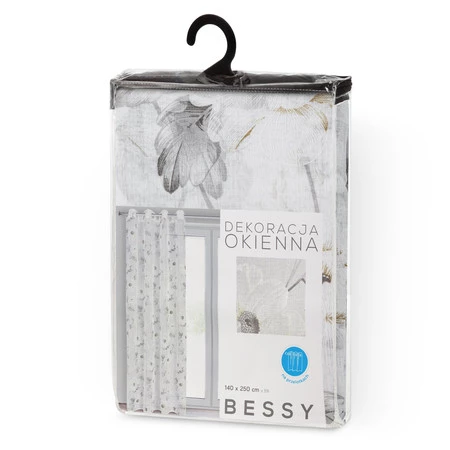 FIRANA GOTOWA BESSY 140 X 250 CM BIAŁY