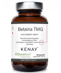 KENAY Betaina TMG na wsparcie prawidłowego metabolizmu homocysteiny 90 kaps.