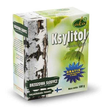 Aka Ksylitol Krystaliczny 1Kg Zamiennik Cukru