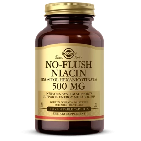 No-Flush Niacin (Inositol Hexanicotinate) (100 kaps.)