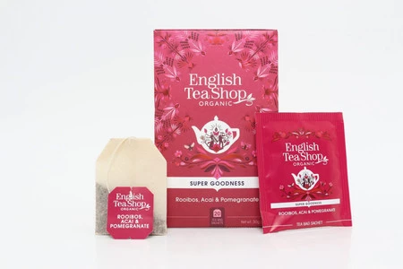 English Tea Shop, Herbata Rooibos, Acai & Pomegranate, 20 saszetek