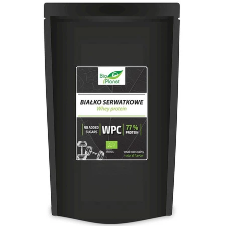 BIO PLANET BIAŁKO SERWATKOWE NATURALNE (WPC 77) BIO 500 g