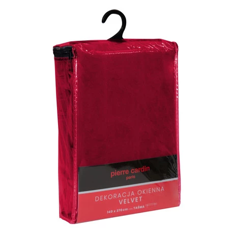 ZASŁONA GOTOWA SIBEL NA TAŚMIE 140 X 270 CM BORDOWY