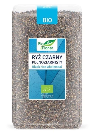 Bio Planet − Ryż czarny pełnoziarnisty BIO − 1 kg