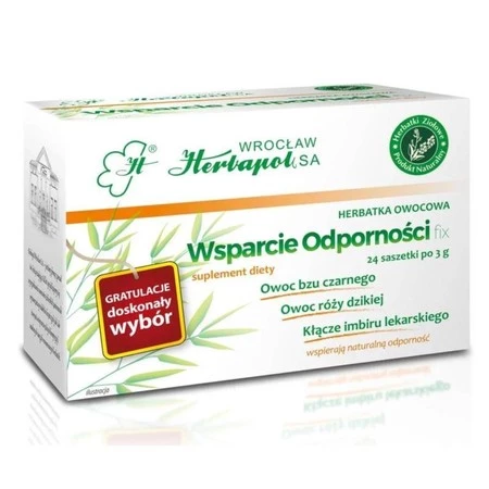 Herbapol Wsparcie Odporności 24 saszetki herbatka