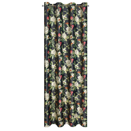 ZASŁONA GOTOWA ALEA 140 X 250 CM CZARNY