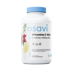 Witamina C 500 mg z rutyną i dziką różą (180 kaps.)