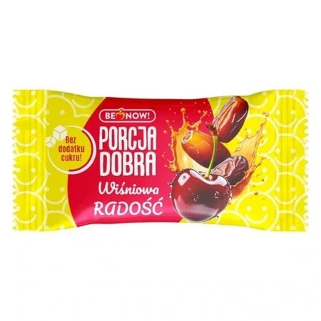 PRZEKĄSKA WIŚNIOWA RADOŚĆ BEZ DODATKU CUKRÓW 20 g - PORCJA DOBRA