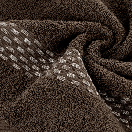 Ręcznik Riva (06), 50 x 90 cm, Brązowy