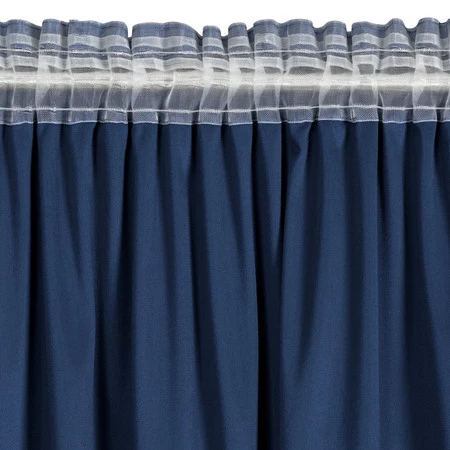 ZASŁONA GOTOWA CARLI NA TAŚMIE 140 X 250 CM GRANATOWY