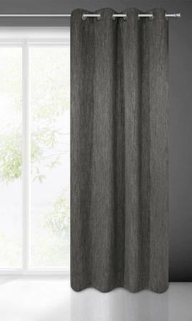 ZASŁONA GOTOWA ROSSIE 140 X 250 CM GRAFITOWY