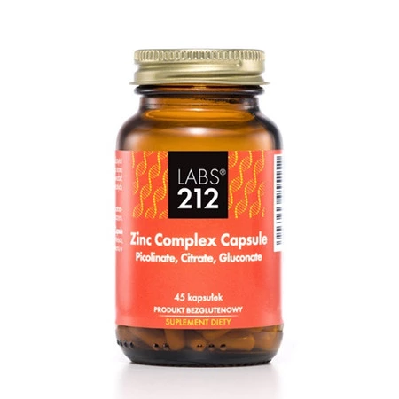 Labs212 Zinc Complex Capsule 15 mg - 45 kaps.