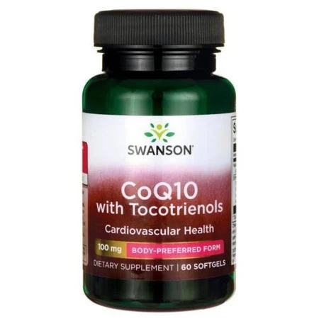 Swanson Koenzym Q10 100 Mg Z Tokotrienolami 10 Mg