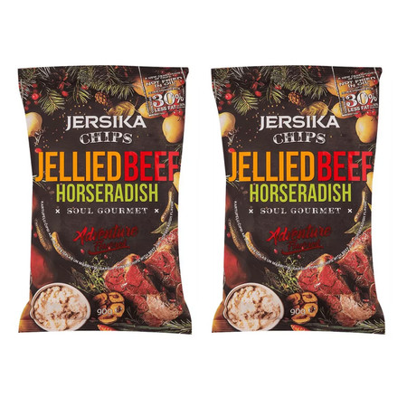Zestaw 2x Chipsy ziemniaczane o smaku wołowiny i chrzanu 90 g