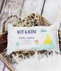 Kit and Kin, Biodegradowalne Bezzapachowe Chusteczki Nawilżane, 60szt