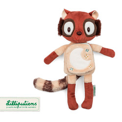Lilliputiens Przytulanka z książeczką Lemur Elvis 6m+