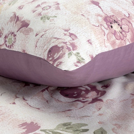 Komplet pościeli satynowej Spring 27, 220 x 200 cm, Biały