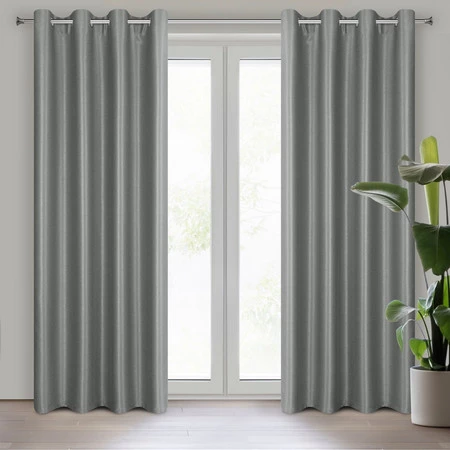 ZASŁONA GOTOWA SELINA 140 X 250 CM STALOWY