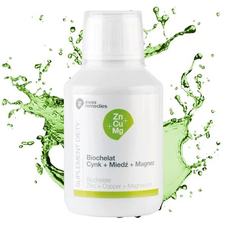 Invex Remedies Biochelat Cynk Miedź Magnez 150 ml