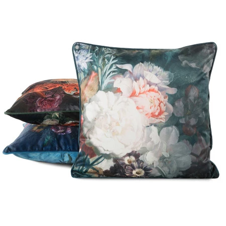 POSZEWKA VELVET 111 45 X 45 CM CIEMNOTURKUSOWY