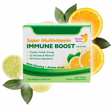 Swedish nutra Super Multivitamin Immune Boost 25 ml x 30