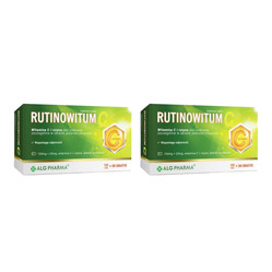 Zestaw: 2x Alg Pharma Rutinowitum C 150 tabl.