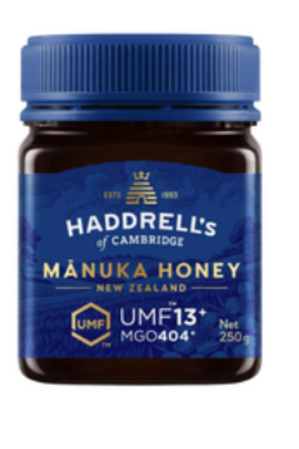 Miód Manuka UMF13+ MGO404+ 250g HADDRELL'S OF CAMBRIDGE