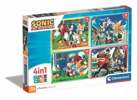 Clementoni Puzzle 4w1 Sonic 21522