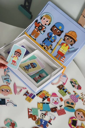 Janod Magnetyczna układanka Zawody Magnetibook